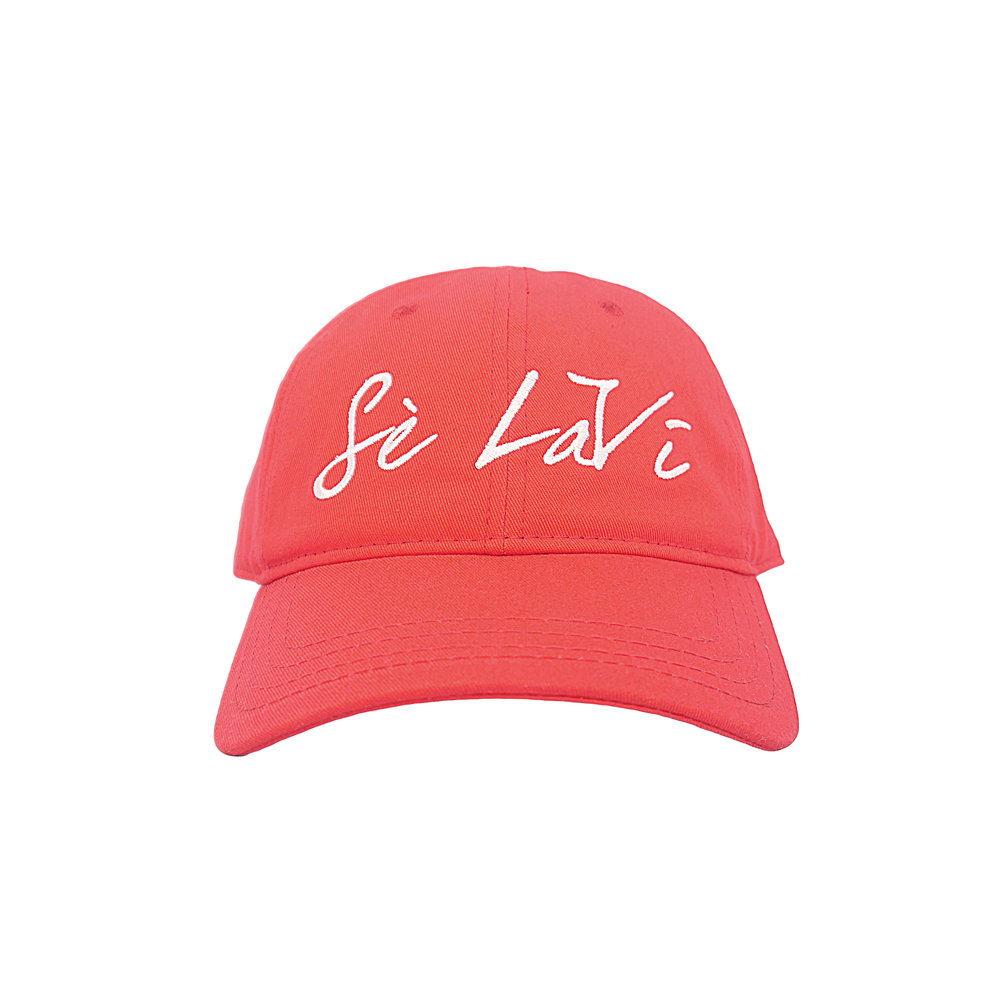 SeLavi World Dad Hat Red & White 